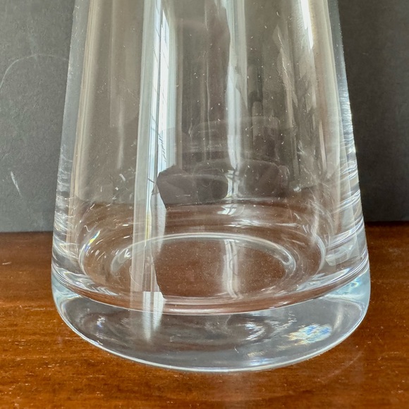 NEW Kitchen Living 10.5" Angled Polished Rim 0.9L Wine Water Glass Carafe - Picture 9 of 10